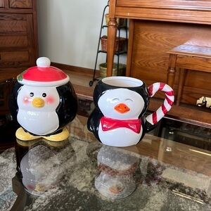 Penguin Mug and Candy Dish